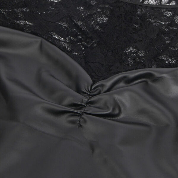 Subblime - 955601 vestido de manga larga con encaje negro l/xl