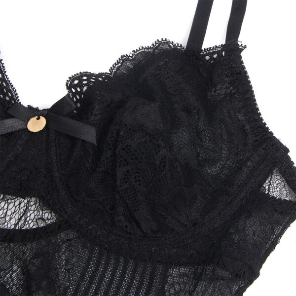 Subblime - 955625 body de encaje con cierre inferior negro l/xl