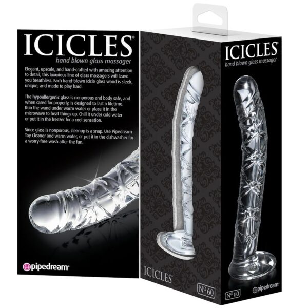Icicles numero 60 masajeador de cristal