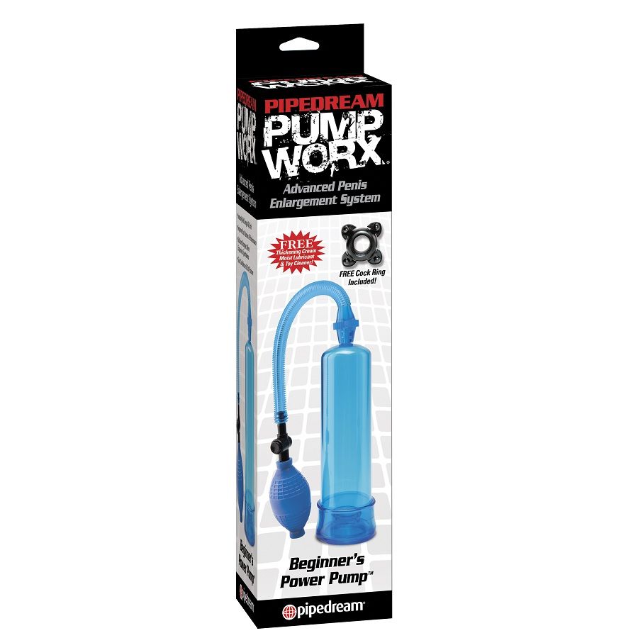 Pump worx bomba de ereccion principiantes azul