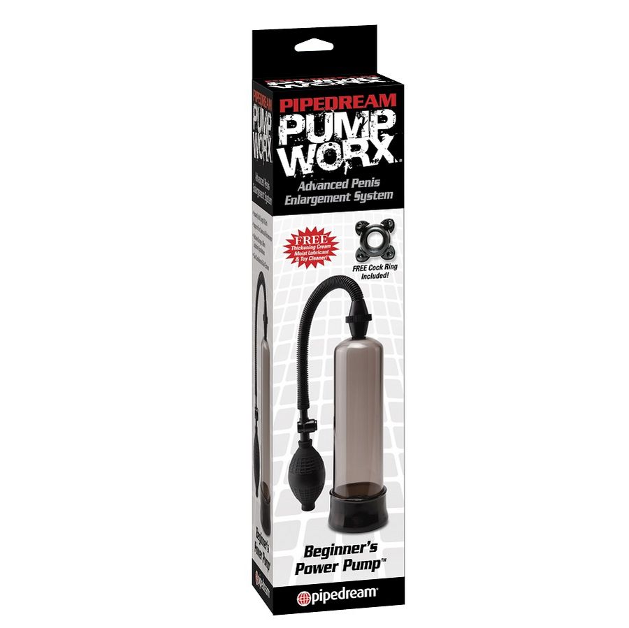 Pump worx bomba de ereccion principiantes negra
