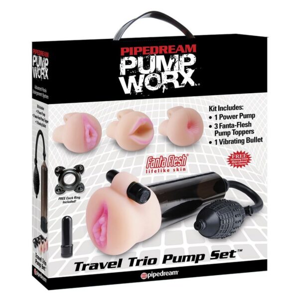 Pump worx bomba de succion con masturbador