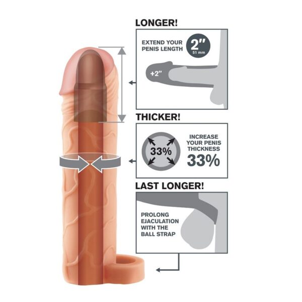 Perfect 2 extension pene con correa