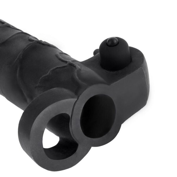 Fantasy x- tensions - extension para el pene con vibrador real feel 2 negro