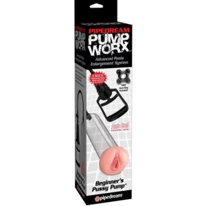 Pump worx bomba de ereccion con vagina para principiantes