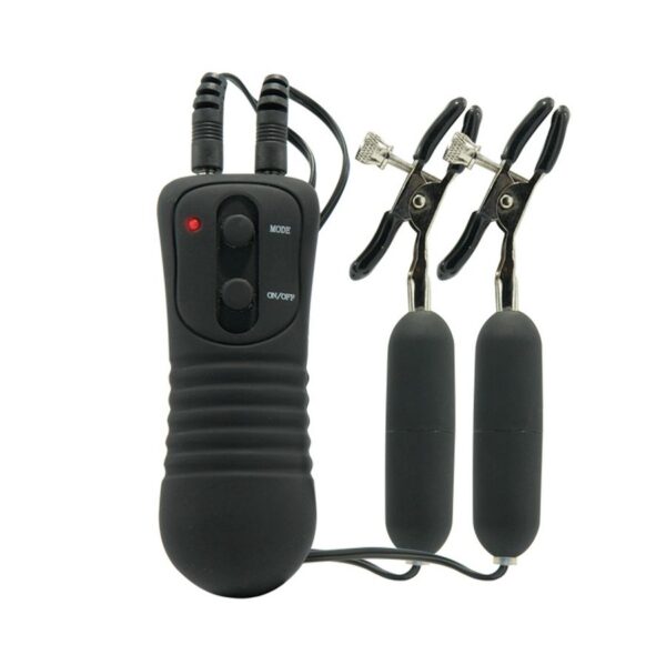 Fetish fantasy pinzas de pezones con vibrador