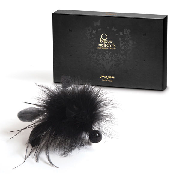 Pom pom plumero de plumas