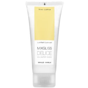 Mixgliss lubricante base agua sabor a vainilla 70ml