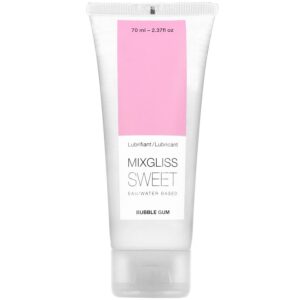 Mixgliss lubricante base agua sabor a chicle 70ml