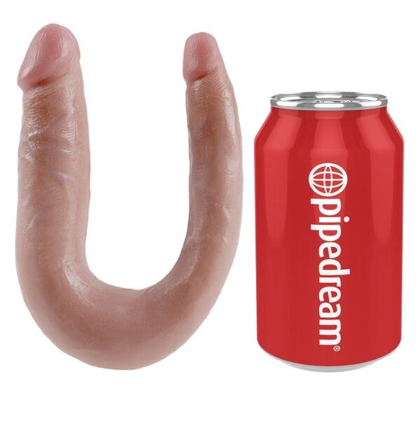 King cock dildo doble penetraci?n 12.7cm natural