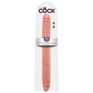 King cock thick dildo doble penetraci?n 40.6cm