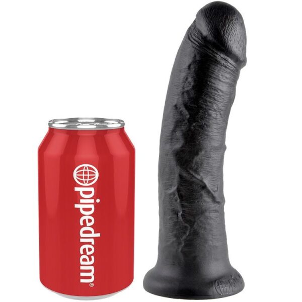 King cock - 8 pene negro 20.3 cm