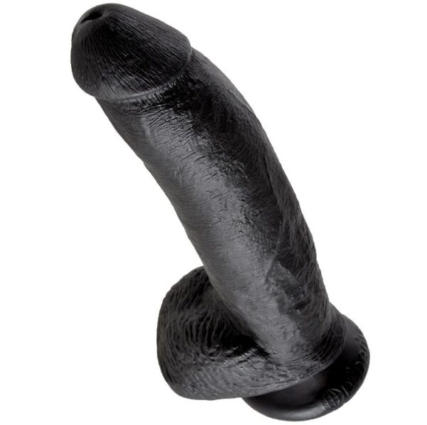 King cock - 9 pene realistico negro 22.9 cm