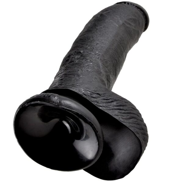 King cock - 9 pene realistico negro 22.9 cm