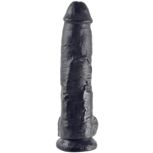 King cock - 10 pene realistico negro 26.5 cm