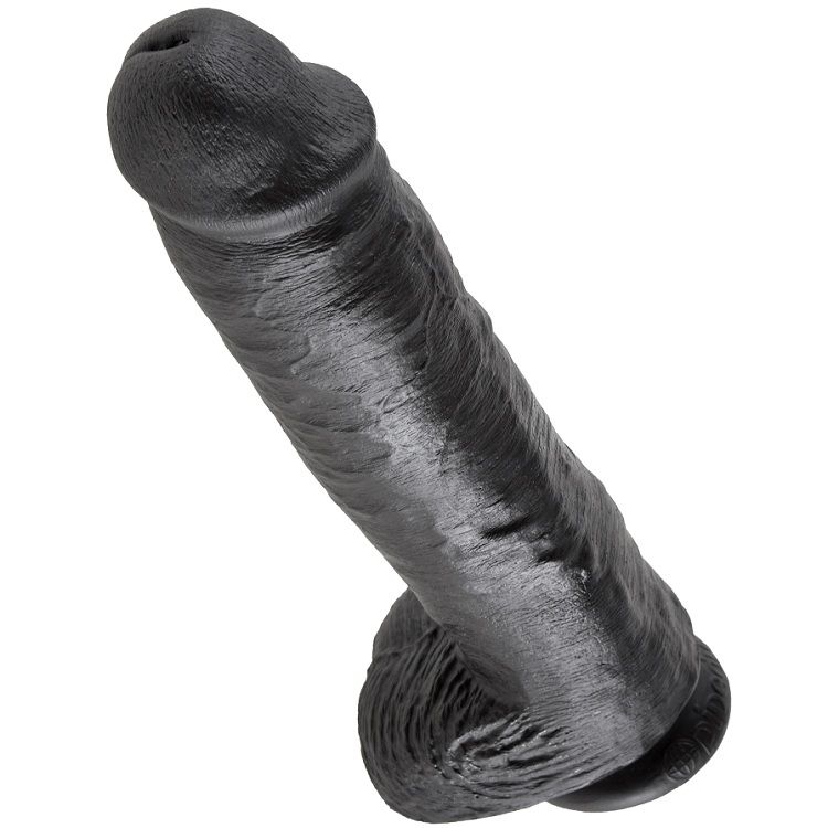 King cock - 11 pene realistico negro 28 cm