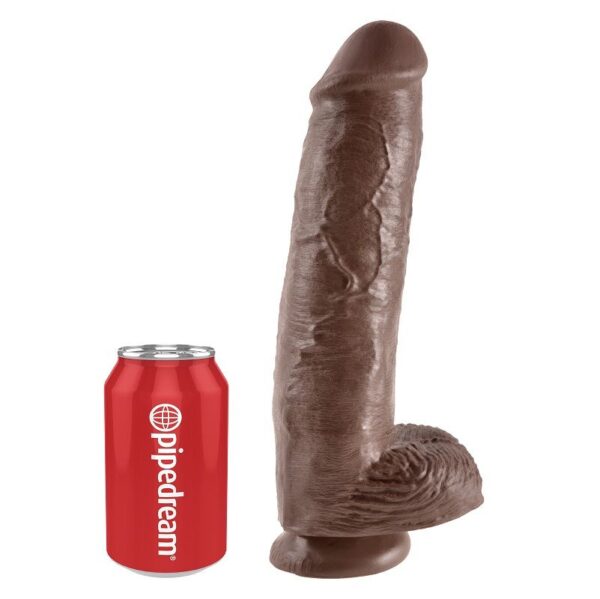 King cock - 11 pene realistico marron 28 cm