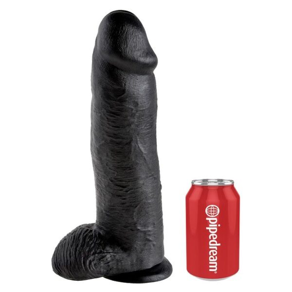 King cock - 12 pene realistico negro 30.48 cm