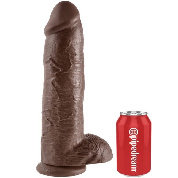 King cock - 12 pene realistico marron 30.48 cm