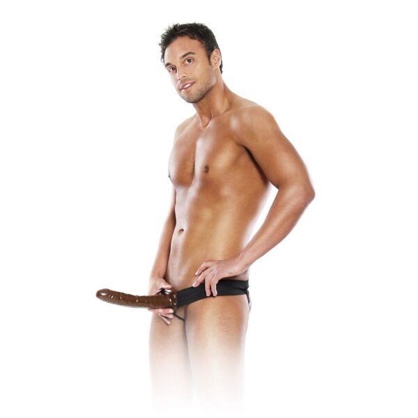 Fetish fantasy series - arnes hueco ajustable chocolate 22 cm