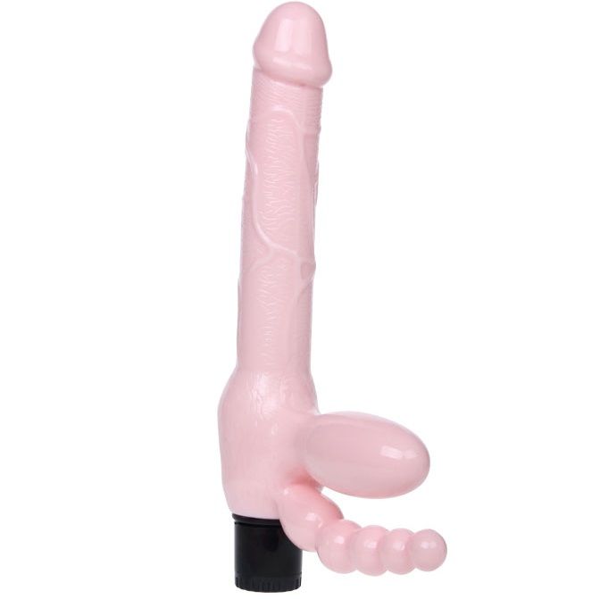 Arnes sin cuerda tpr con vibracion y estimulacion anal 25.4cm