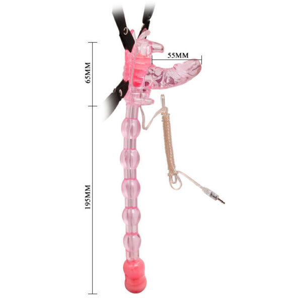 Mariposa rosa triple estimulacion 7 ritmos
