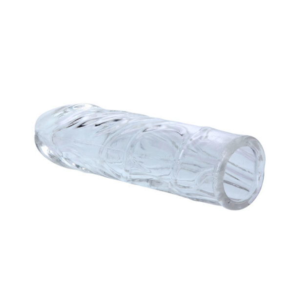 Funda rosa  pene silicona estimulante 13cm