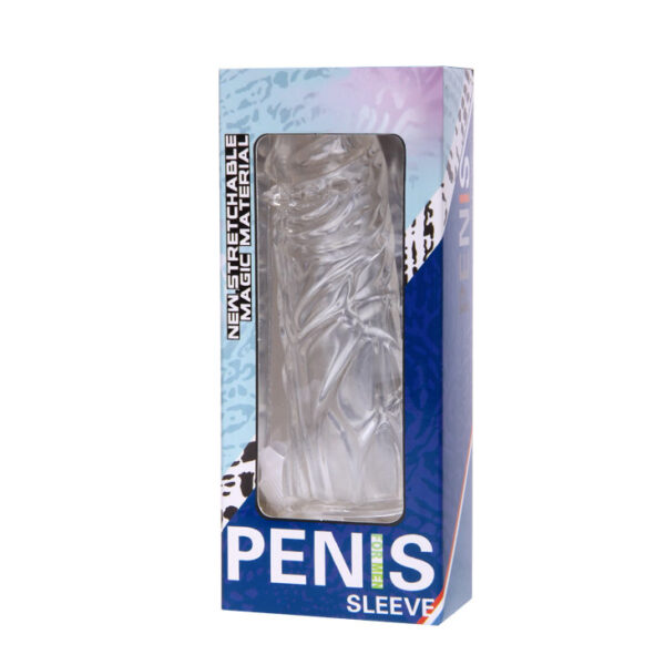 Funda  transparente para el pene en silicona 13cm