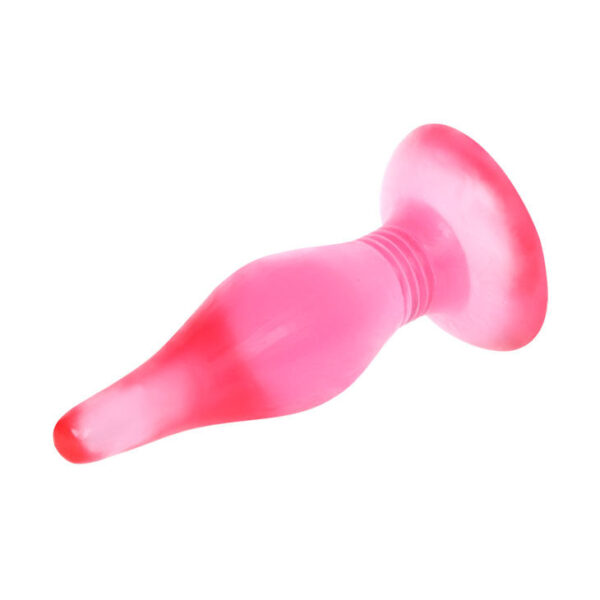 Plug anal tacto suave lila 14.2 cm