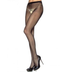Leg avenue panties de nylon con abertura en la entrepierna plus