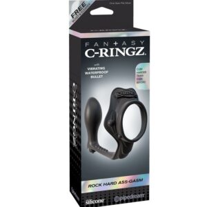 Fantasy c-ringz rock hard anillo potenciador con plug anal