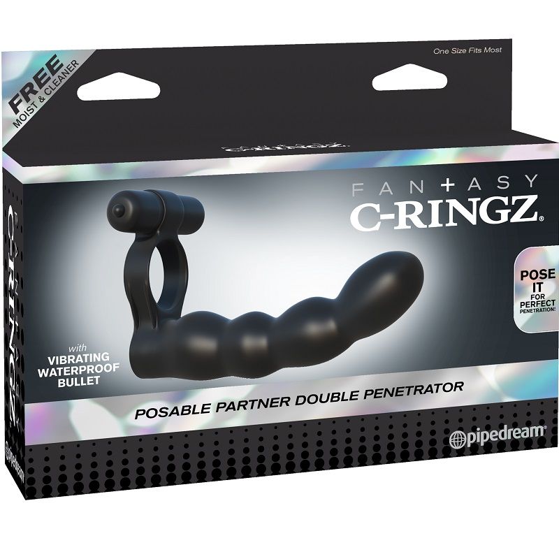 Fantasy c-ringz anillo doble penetracion posable