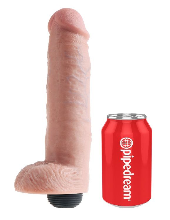 King cock pene realistico eyaculador natural 25.40cm