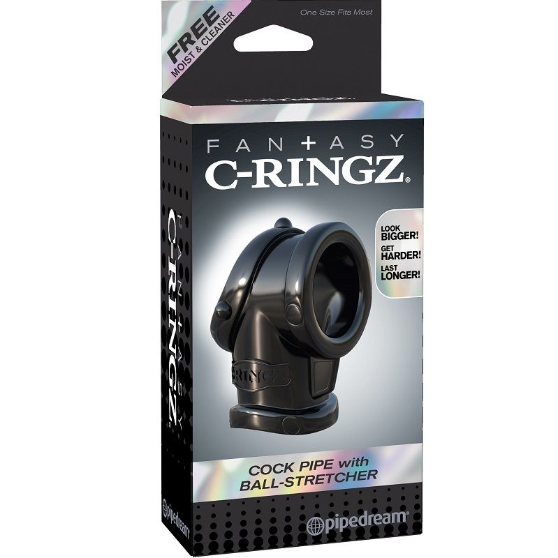 Fantasy c-ringz cock pipe with ball strech