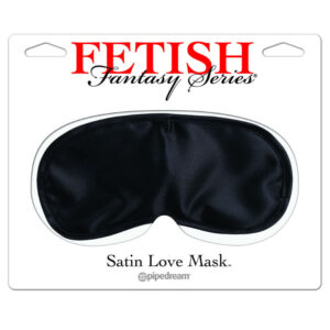 Fetish fantasy mascara satinada negra