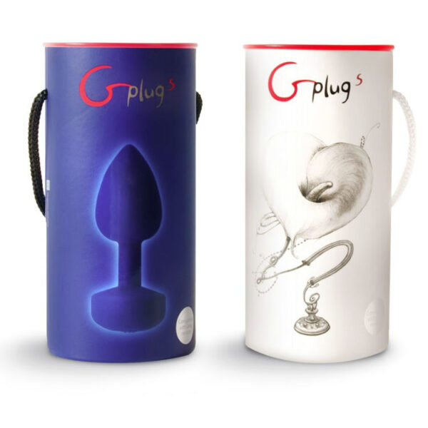 Funtoys gplug anal vibrador recargable grande azul cielo 3.9cm