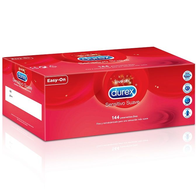 Durex sensitivo suave 144 uds