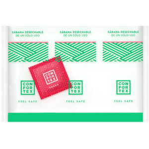 Confortex sabanas higi?nicas desechables invidual + preservativo fresa