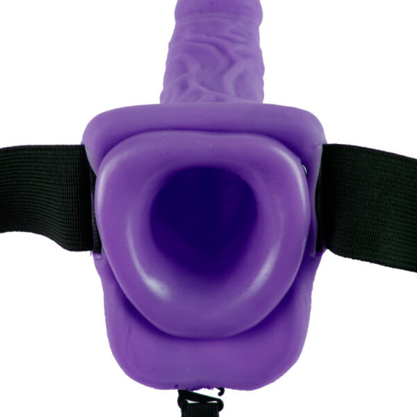 Fetish fantasy series 7" arnes vibrador con testiculos hueco man 17.8 cm lila