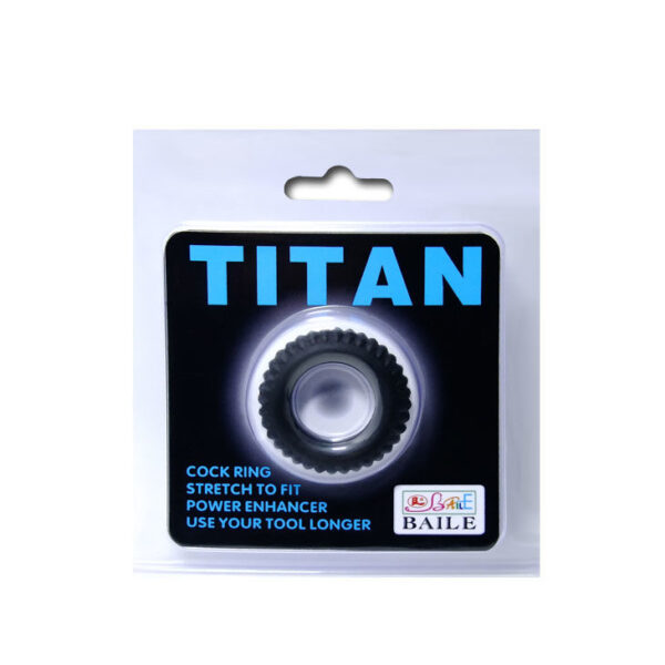 Baile titan cockring black 1.9cm