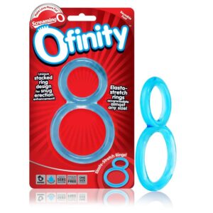 Screaning o ofinity anillo doble azul