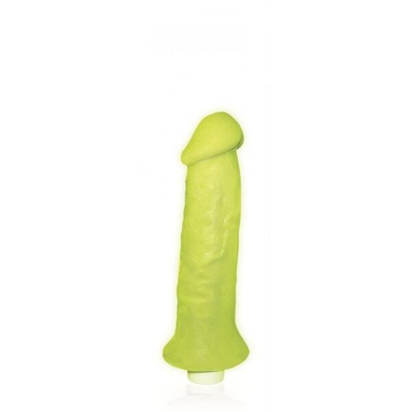 Clone a willy clonador pene verde luminiscente con vibrador