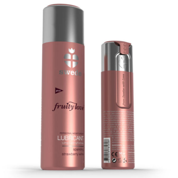 Swede -fruity love lubricante fresas con champagne 100 ml