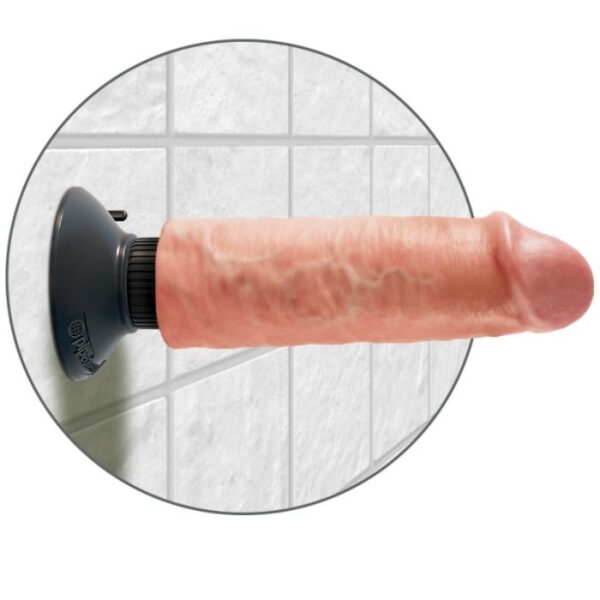 Dildo vibrador king cock 15.24 cm natural