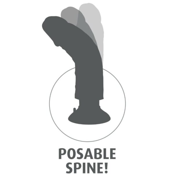 Dildo vibrador king cock 15.24 cm natural
