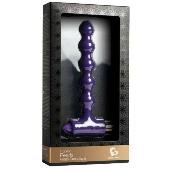 Plug anal con vibraci?n y ondulaciones petite sensations pearls