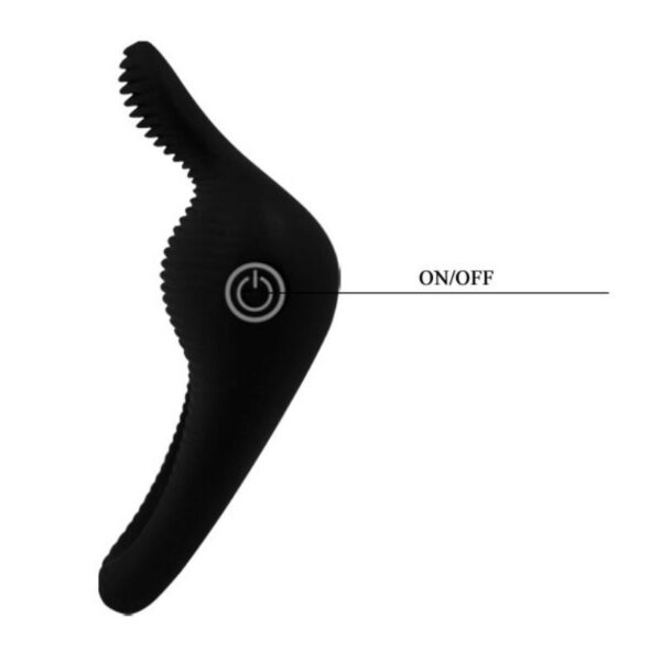 Anillo vibrador thimble pretty love - negro