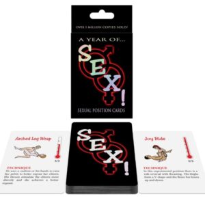 Juego de cartas posturas sexuales un a?o de...?sexo!  en