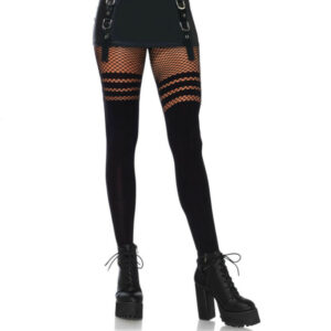 Leg avenue pantyhouse medias rejilla negro