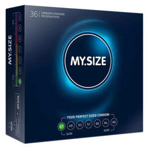 My size natural condom latex 47mm 36uds